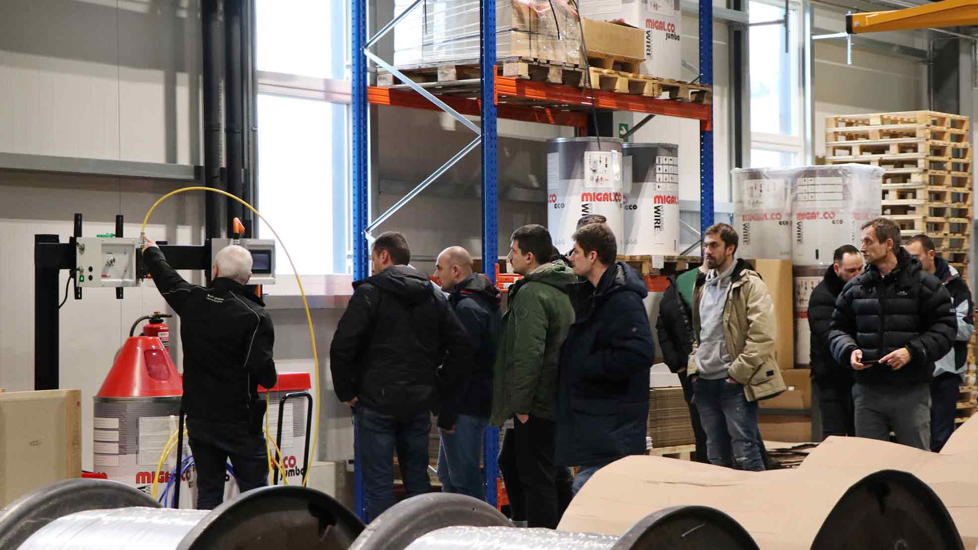 Besichtigung der MIGAL.CO GmbH