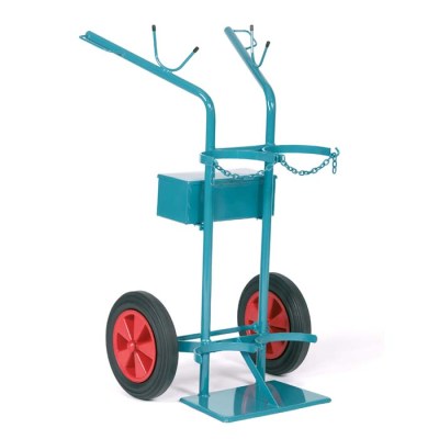 Stahlflaschenwagen für 2 Stahlflaschen, 50l