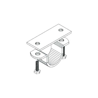Deckenbefestigung, Rohr, 33,7mm